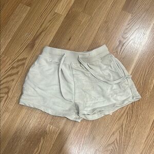 YoungLA Cream Athletic athleisure shorts
